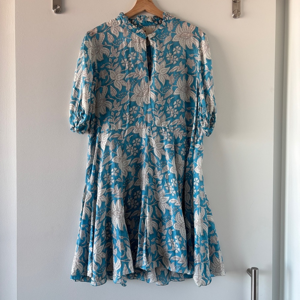 Hannah Gaia 100% Silk Floral Dress
